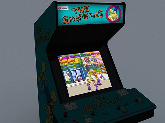 borne arcade simpson